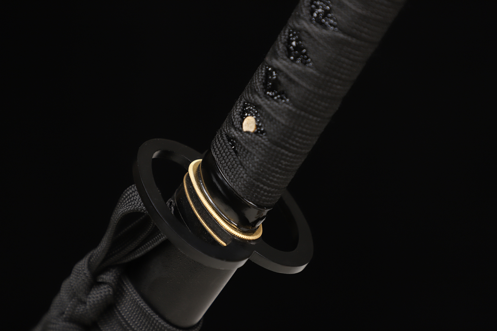 Black T10 Steel Clay Tempered Japanese Samurai Short Sword Real Hamon 20'' Tanto