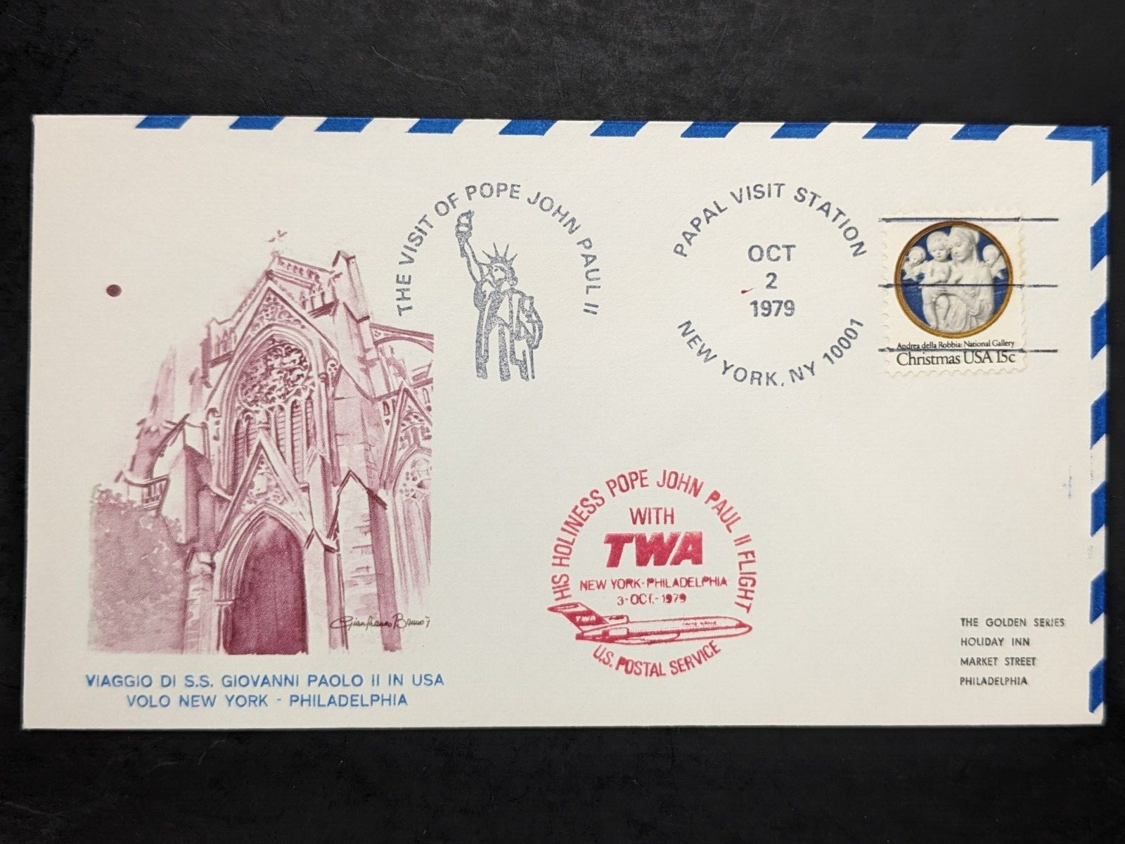 Pope John Paul II, The Golden Series Trip to Ireland, US & UN Covers