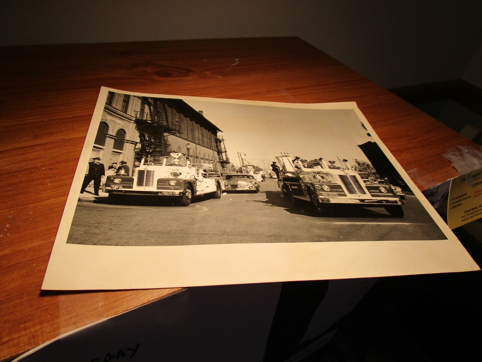 Rare 1960 Richmond Armory Market Baltimore Maryland Fire Department Photo