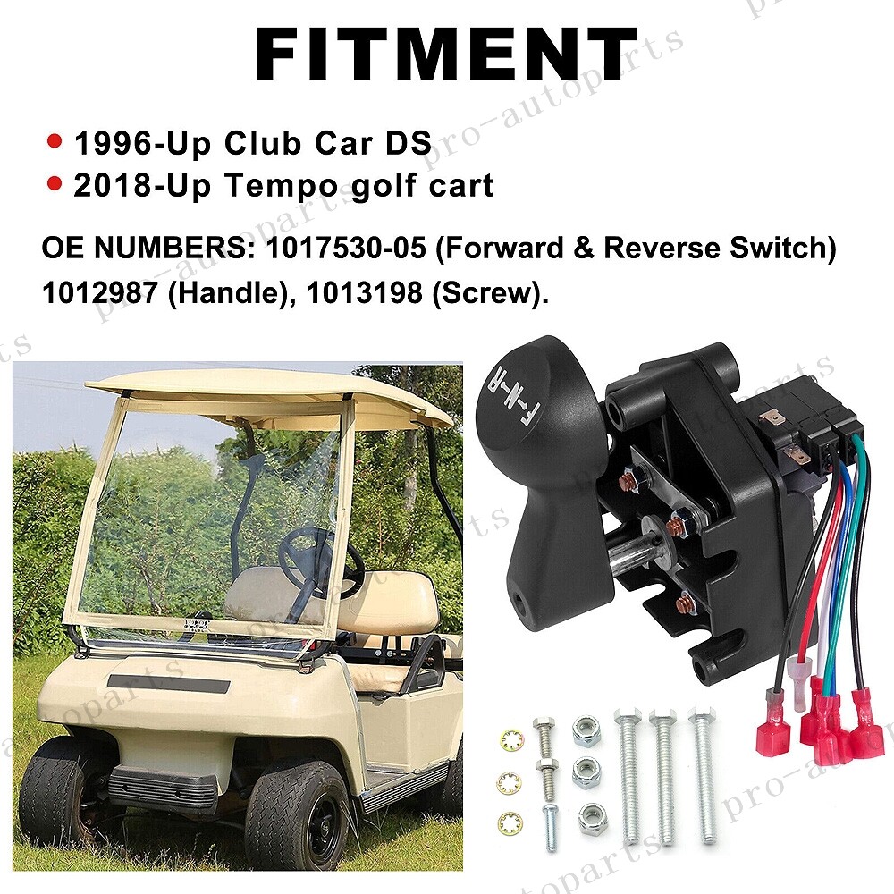 48V Golf Cart Heavy Duty Forward Reverse Switch for Club Car DS 1996+ 101753005