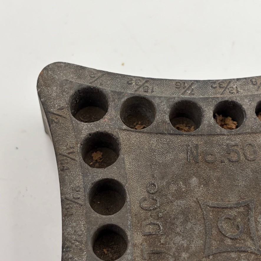 Vintage Cleveland C.T.D. Co No 50 Twist Drill Bit Holder Index - Ohio USA
