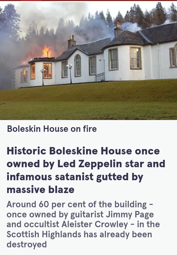 From The Aleister Crowley Mansion Silver Skull Ring With Certificate