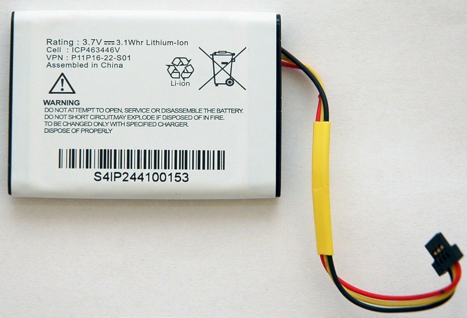 GENUINE TomTom GPS Replacement Battery XXL 530S 540S 550S 550TM 540TM 550M 540M