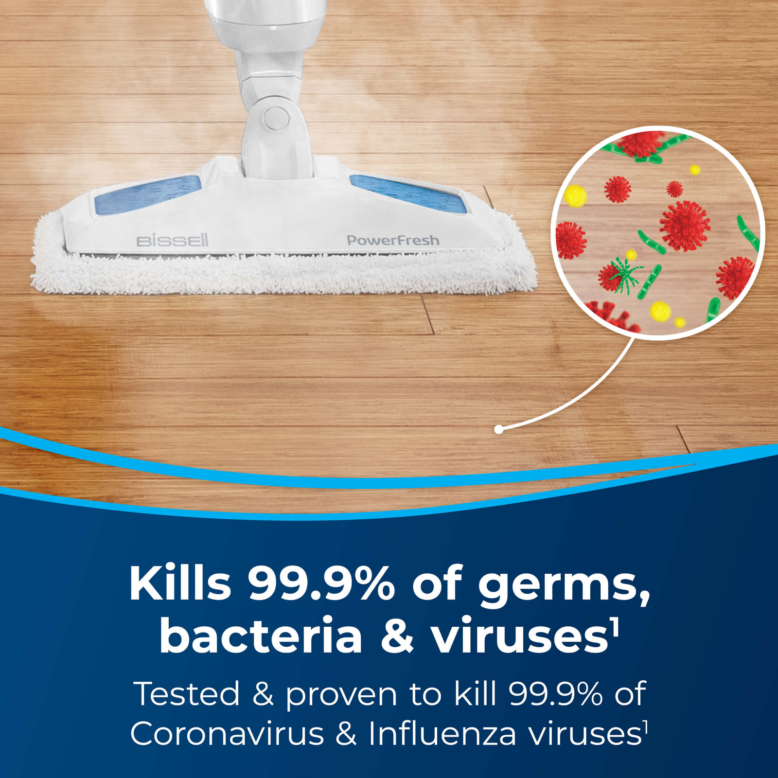 Bissell PowerFresh Steam Mop Hard Floor Natural Steam Cleaner | 1940 NEW!