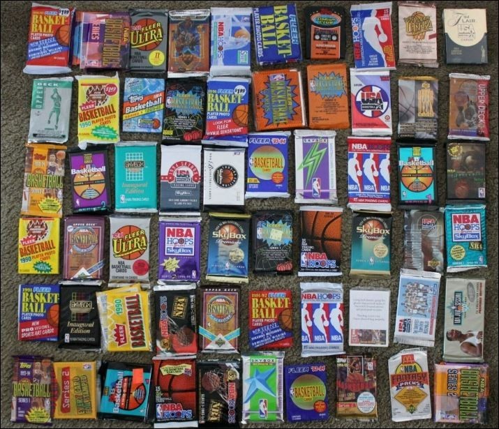 HUGE LOT: 100 Unopened Basketball Cards in Factory Sealed Packs of NBA Cards