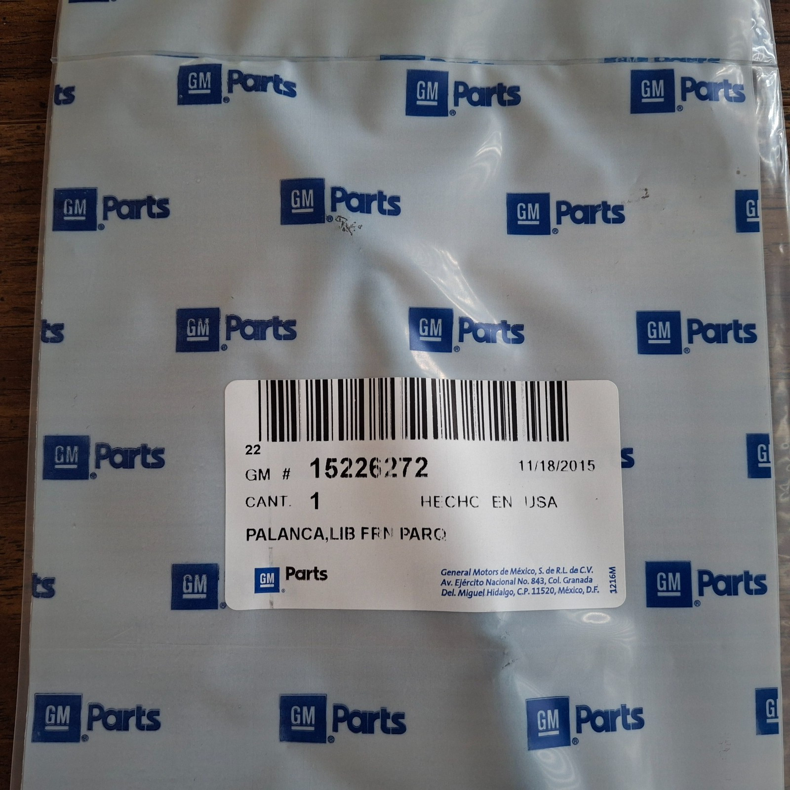 GM 15226272 Parking Brake Cable