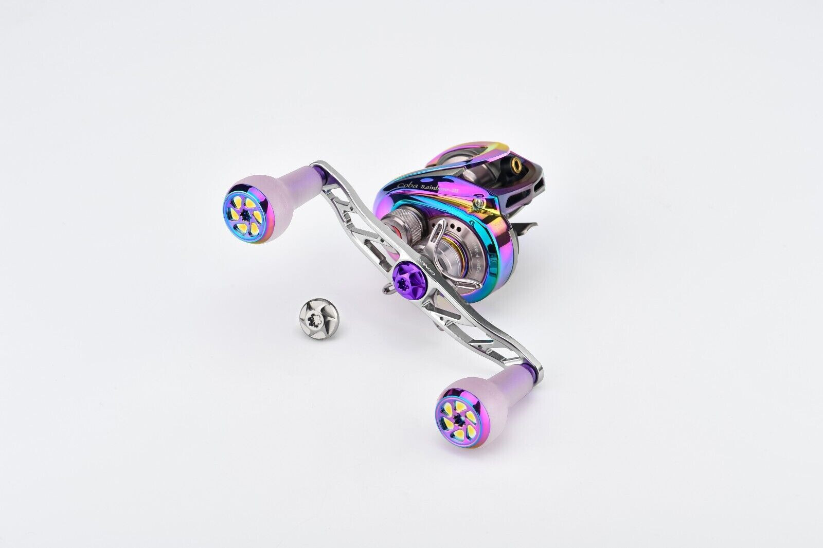 Gomexus Power Handle for Shimano Curado DC Tranx Scorpion Baitcasting Reel 100mm