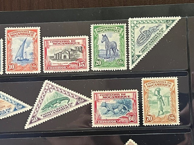 Mozambique Company 1892-1940 Nice Collection Mint Hinged in Stock Sheet 7A080S