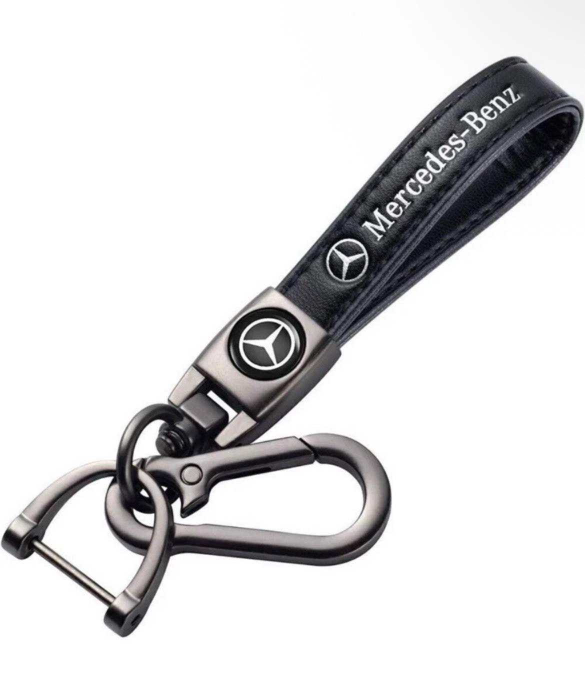 Mercedes Benz Genuine Leather Car Keychain