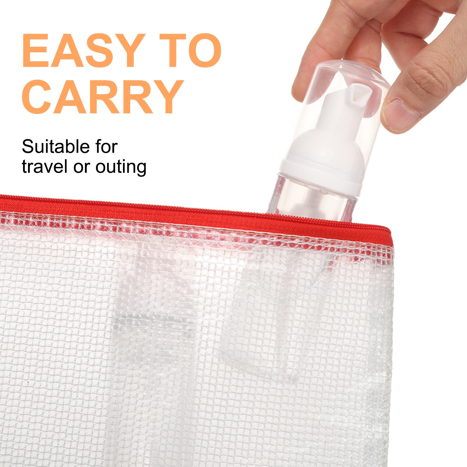 2 Oz Empty Foam Pump Bottle, 12 PCS Soap Dispenser, Black/Silver