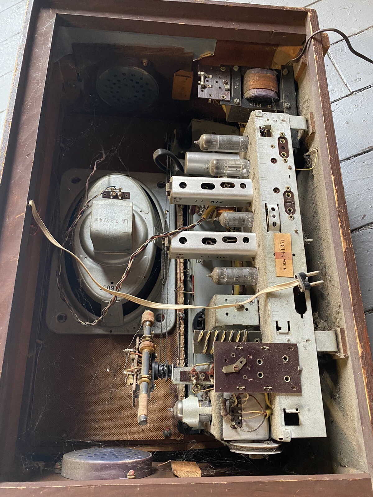 Nizza 3D H1054 3 Lautsprecher Radio Works!! 1954-55