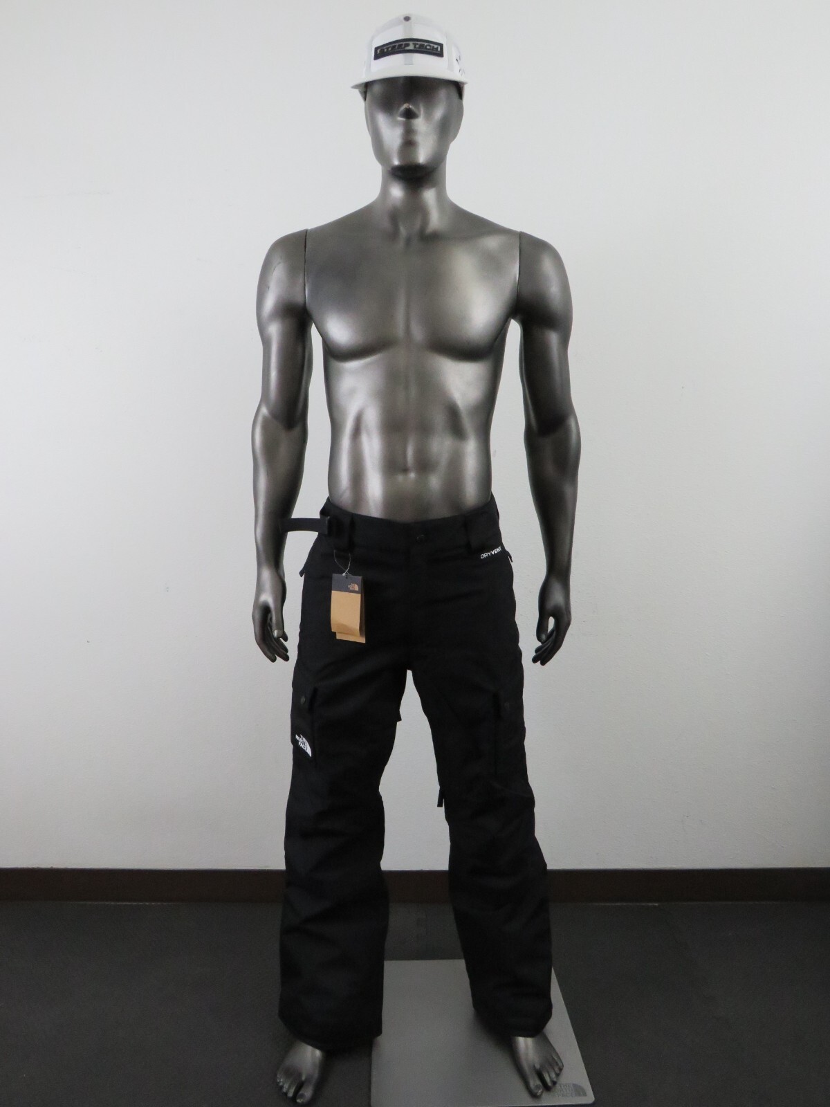 Mens The North Face Slashback Cargo Ski Board Shell Waterproof Snow Pants Black