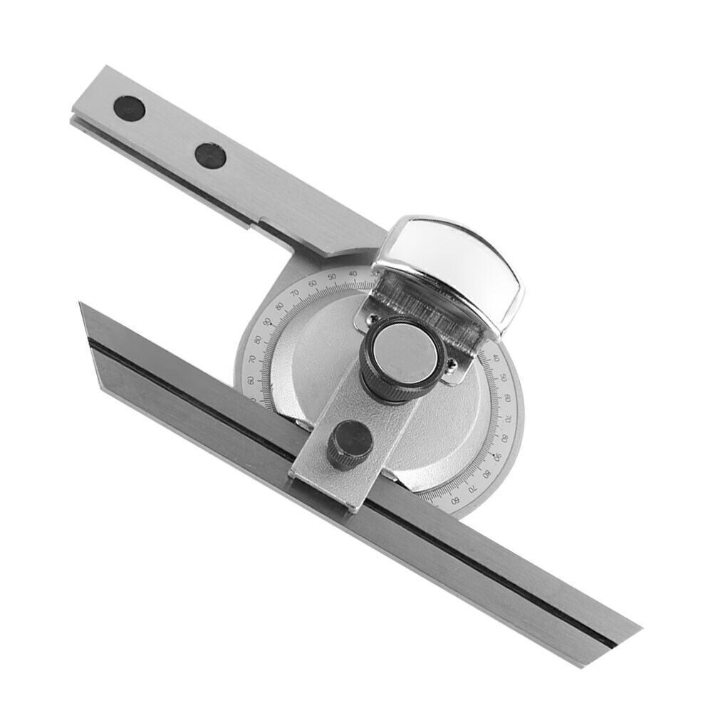 360 Degree Steel Universal Bevel Protractor Angle Finder Measuring Ruler