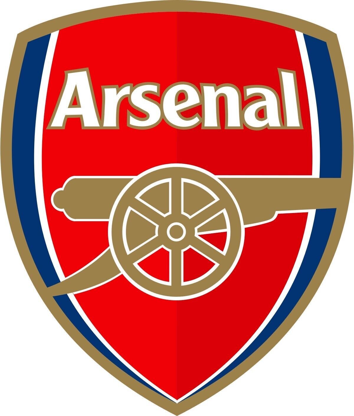 Arsenal F.C. Logo - Die Cut Laminated Vinyl Sticker/Decal