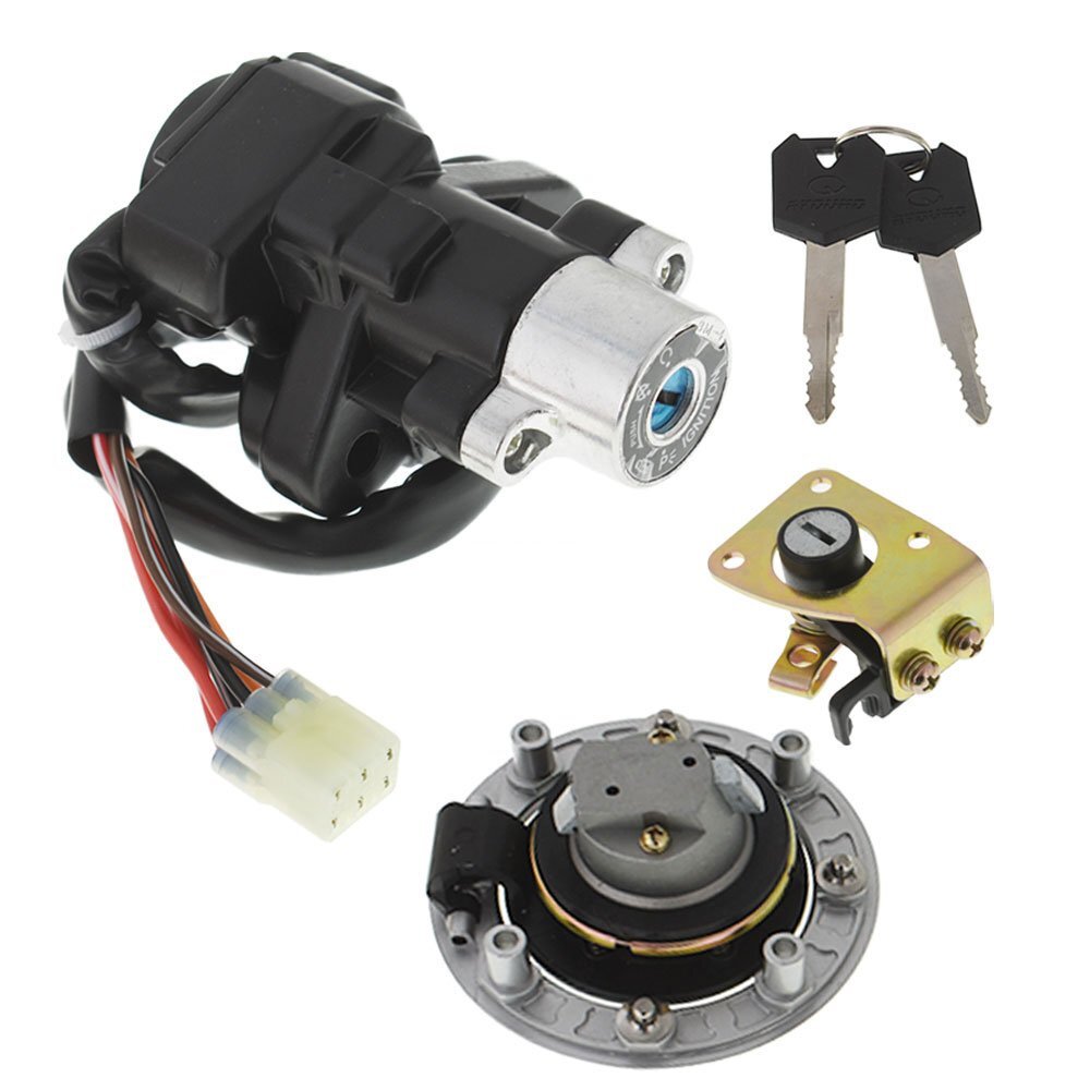 ✅Ignition Switch Gas Cap Cover Seat Lock Key For Suzuki Katana 600 Katana 750 US