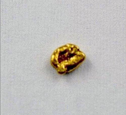 Alaskan-Yukon BC Gold Rush Natural Gold Nugget 0.05 Grams Genuine