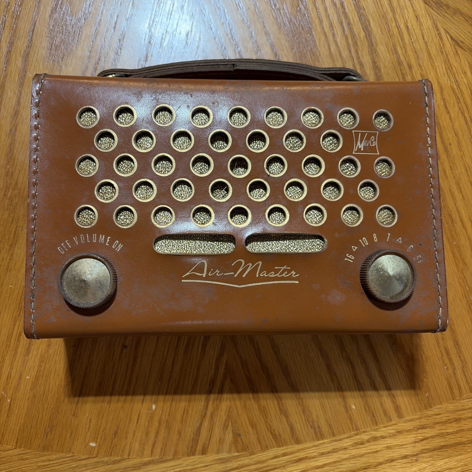 Vintage 1950’s Merco Air-Master Transistor Radio Rare Find Uncleaned Untested