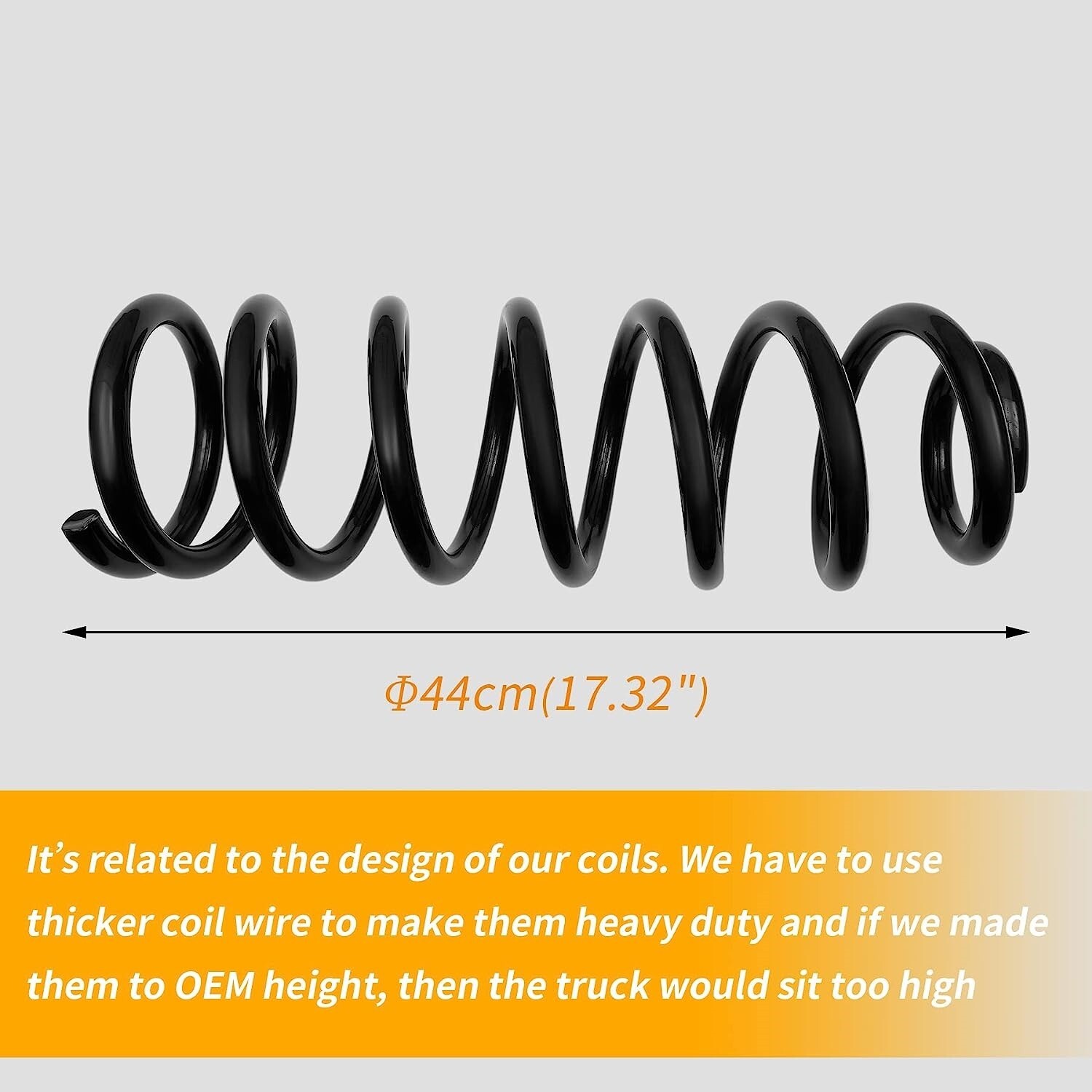 Rear Coil Spring Kit 50% Heavier for Ram 1500 Provide an Extra 50% Load Capacity