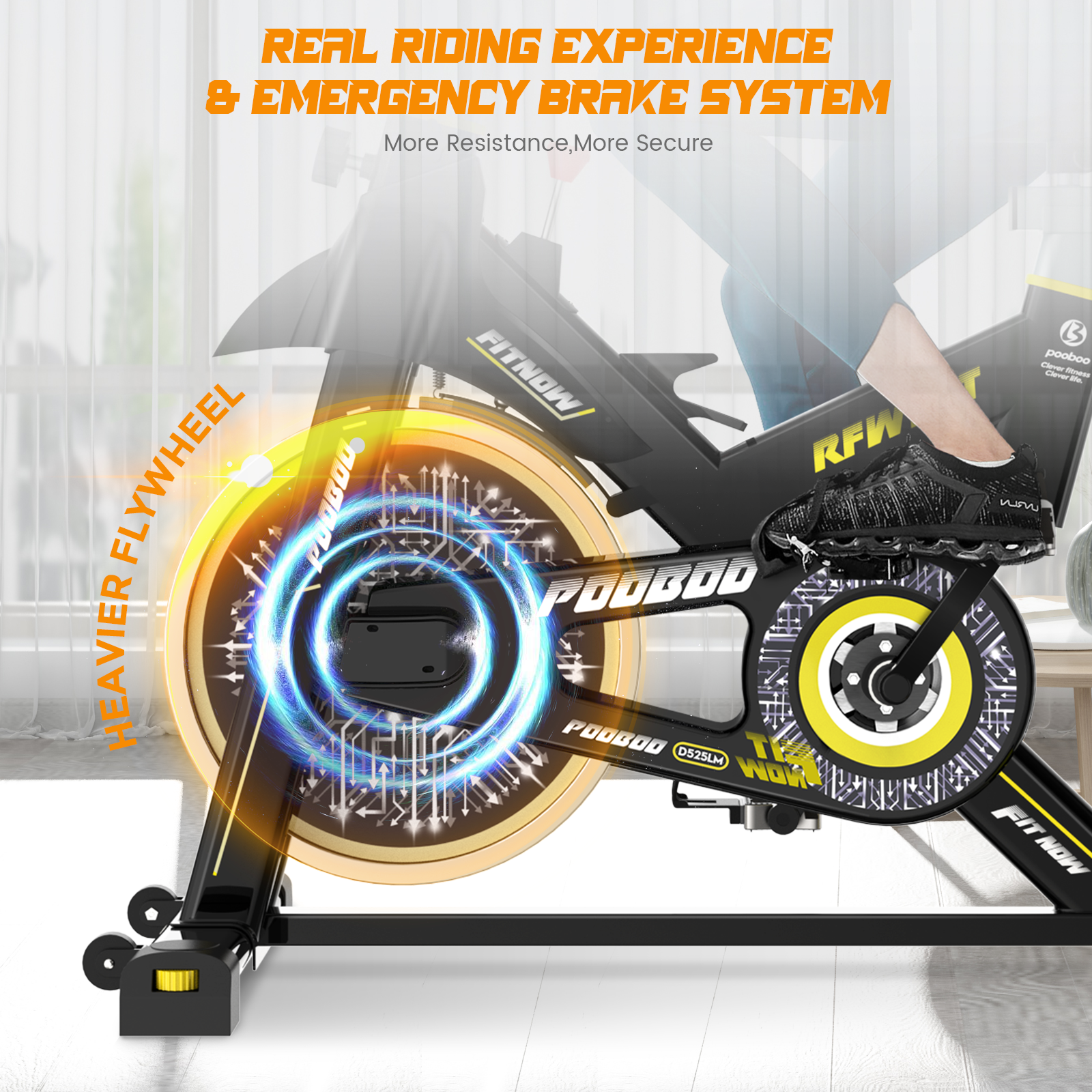 Indoor Cycling Bike Magnetic Stationary Bike Cycle Bike Fitness Exercise Bike