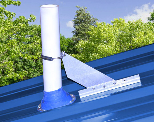 Snow Guards VentSaver EZ Stove Chimney Pipe Protect Metal Roof SnowBreaker