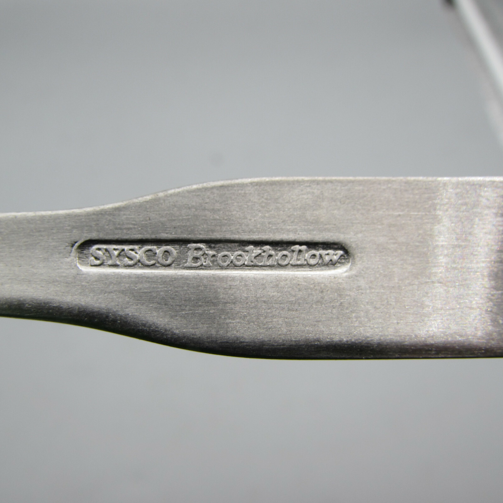 Sysco Stainless BROOKHOLLOW Large Serving Spoons Flatware - Set of Twelve New