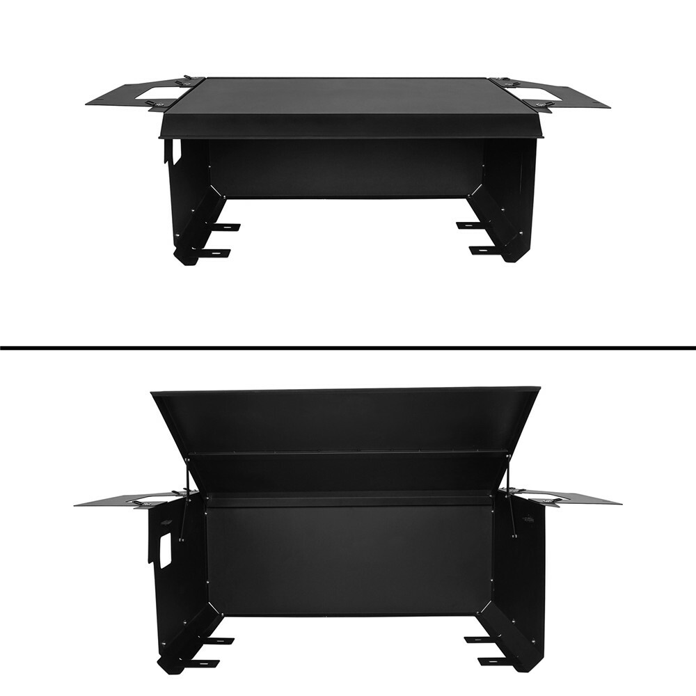 Security Deck Enclosure Metal Cargo Cover Fit Jeep Wrangler JL 2018-2023 4Door