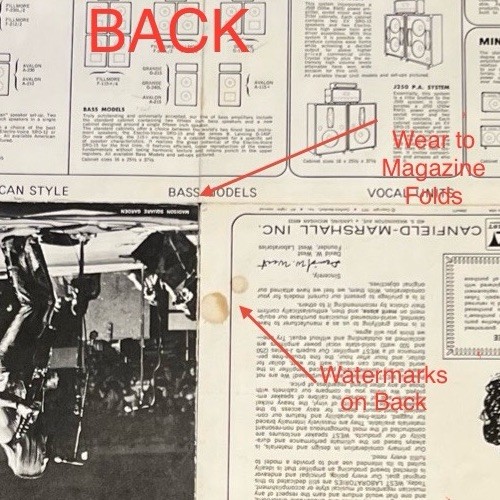 Grand Funk Railroad Original Jan. 1973 Poster POWER “West Makes It” Ad Amps RARE