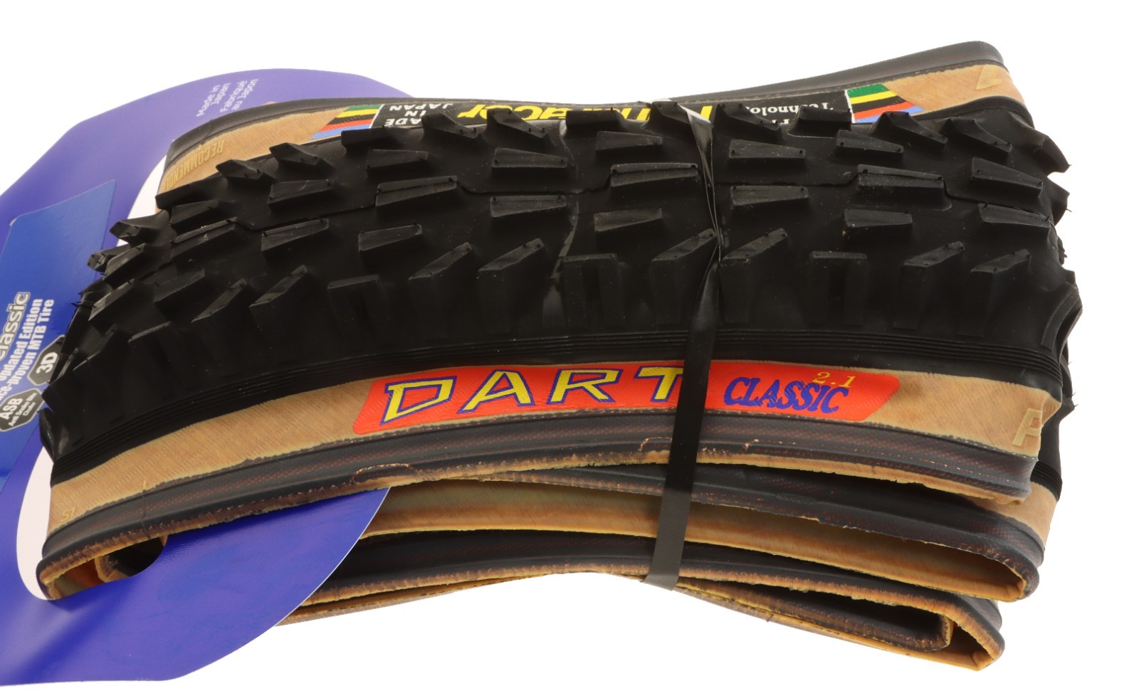 Panaracer Dart Classic Front MTB Folding Tire 26" x 2.10" Black/Brown Japan NEW