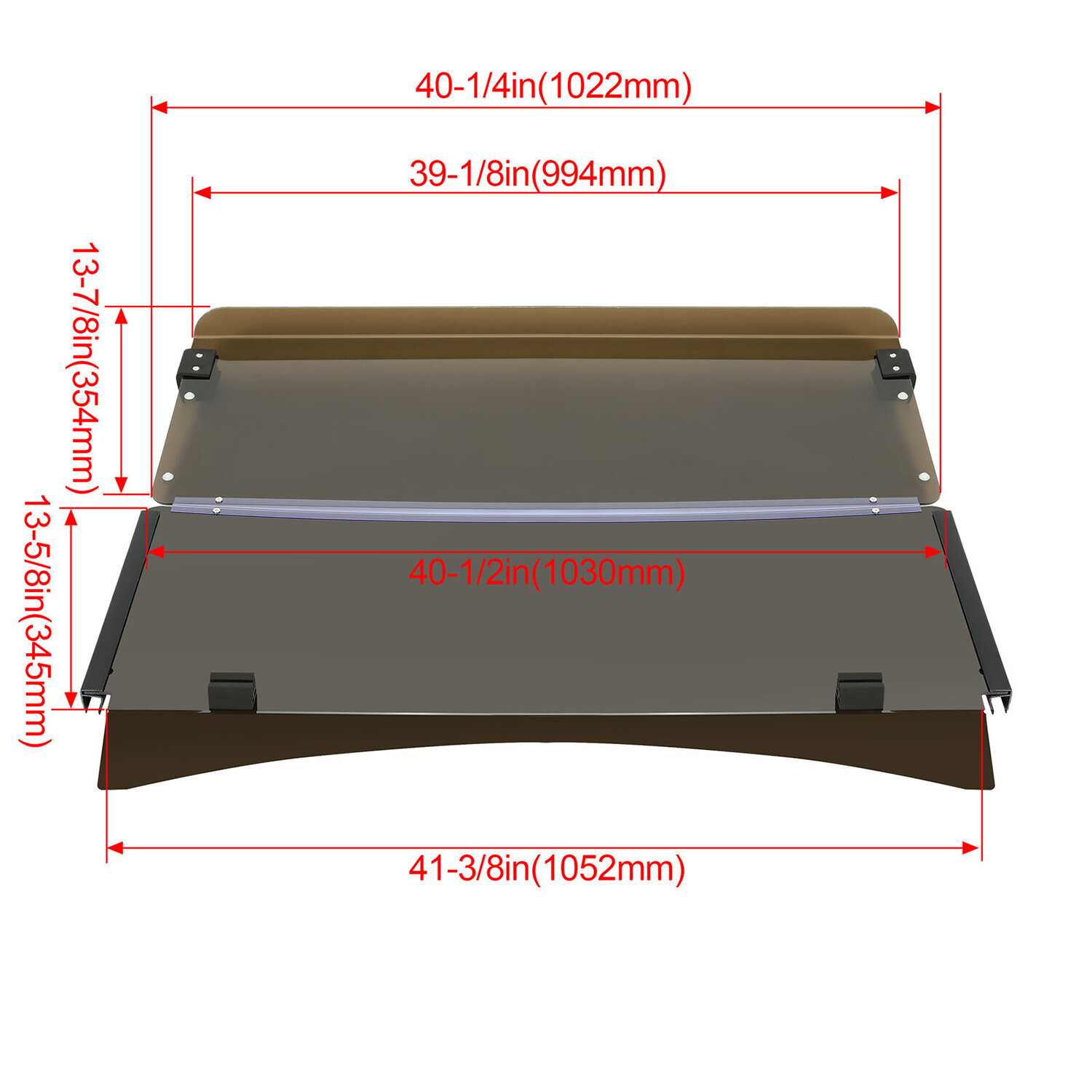 For EZGO TXT Tinted Windshield For 2014- UP *New In Box Golf Cart Part*