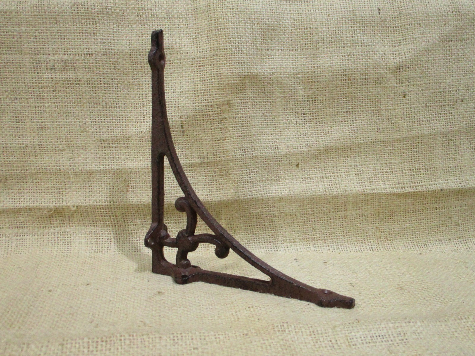 4 Shelf Brackets Corbels Wall Cast Iron Rustic Farmhouse 7 1/2" X 6 1/4" Braces