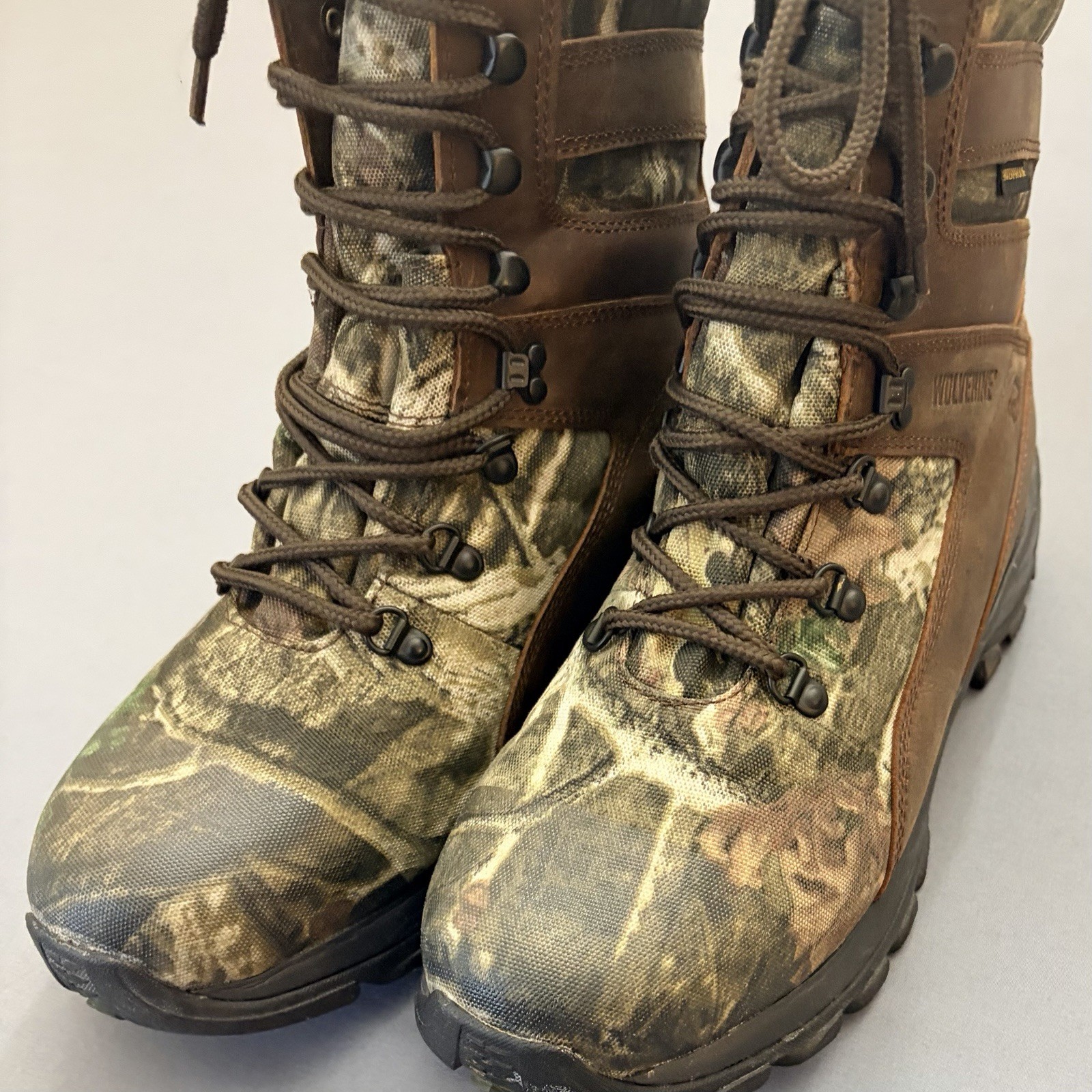Wolverine Mossy Oak 10.5 Thinsulate Ultra Waterproof Camo Hunting Boots