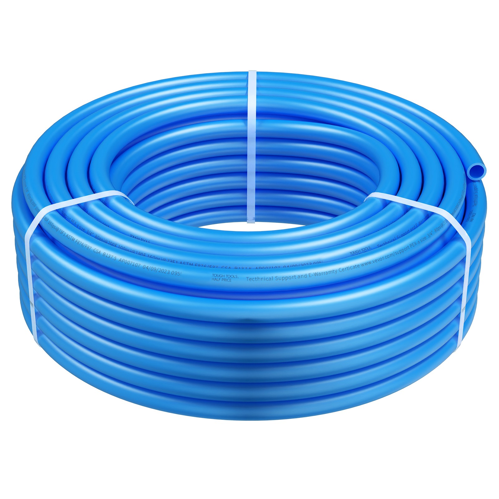 Uimoso PEX-A Tubing 3/4" x 100ft Blue Pex Pipe for Potable Water with Cutter