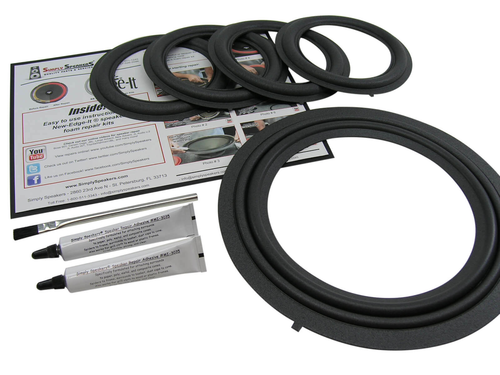 2006-2007 Lexus GS430 Mark Levinson COMPLETE Speaker Repair Kit FSK-GS430-2006