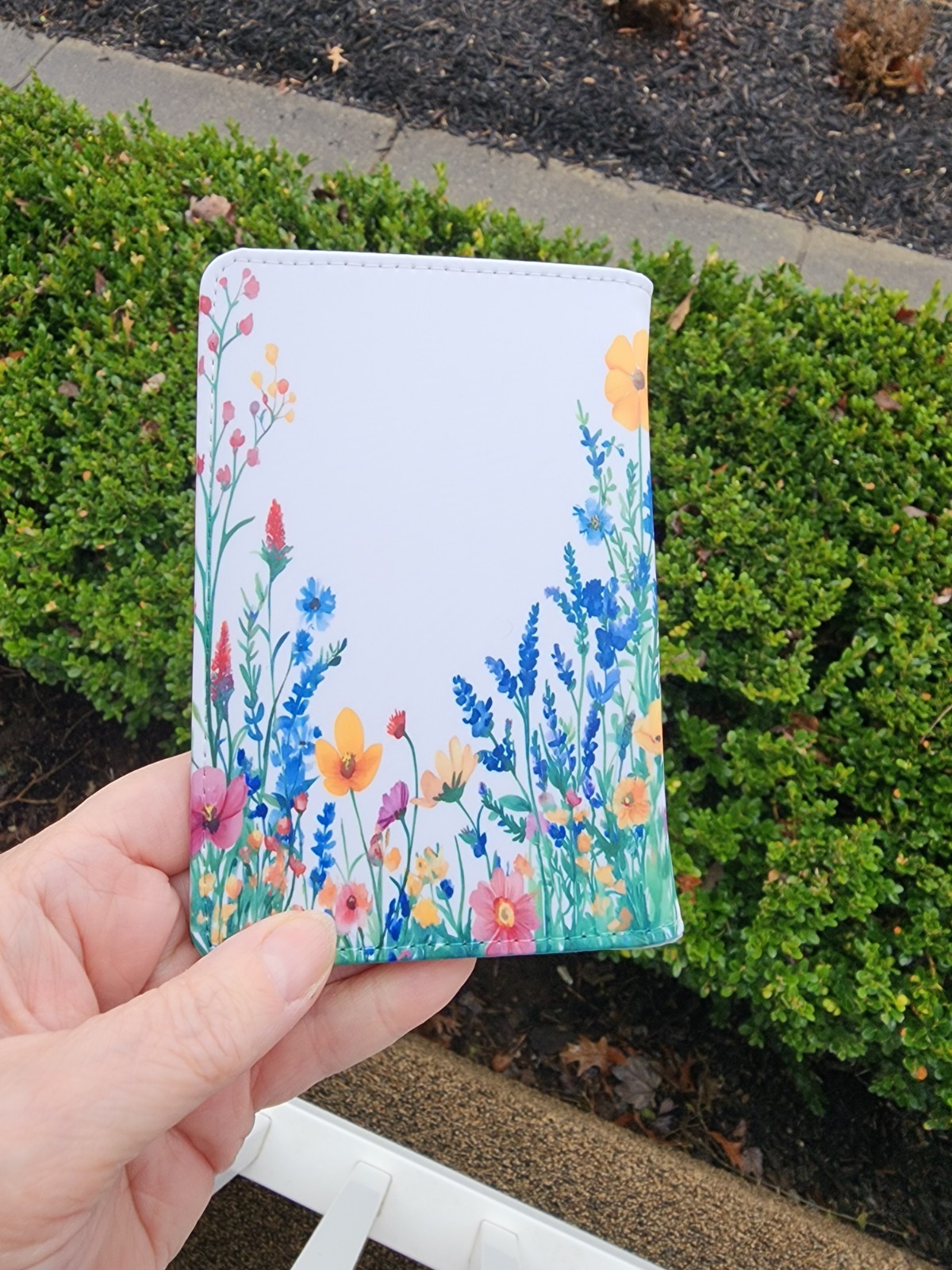 JW Mini Tract Holder Wildflowers - Personalized