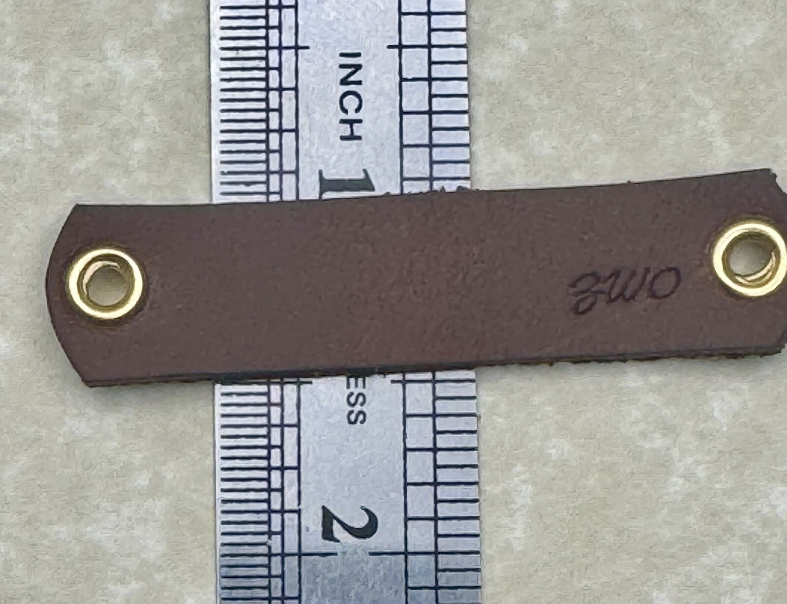 •NEW• Genuine Leather POCKET WATCH BOW / FOB STRAP; 1/ 2” Wide; BROWN-Handcrated