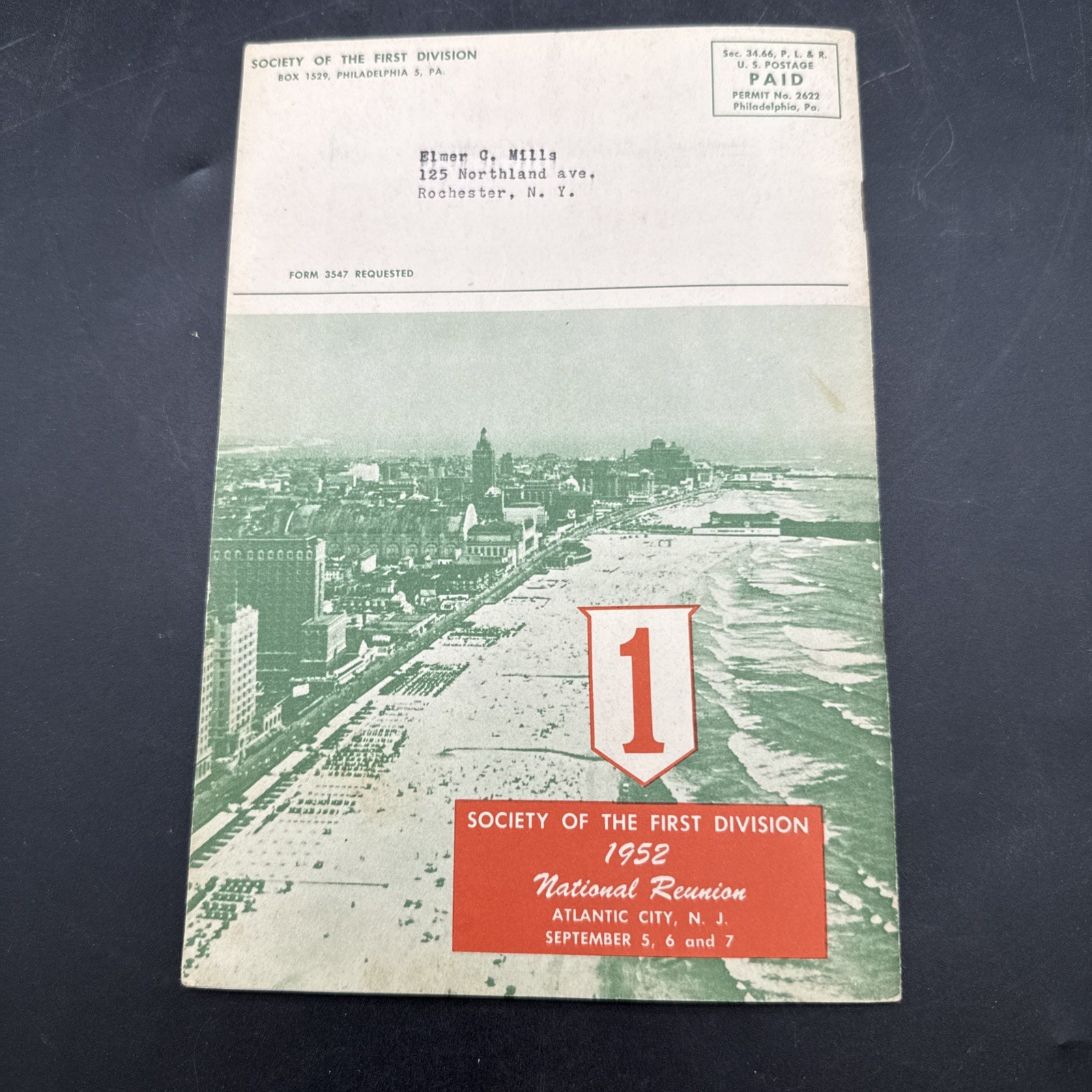 Vintage 1st Infatnry Division Bridgehead Sentinel July 1952 booklet Big Red One