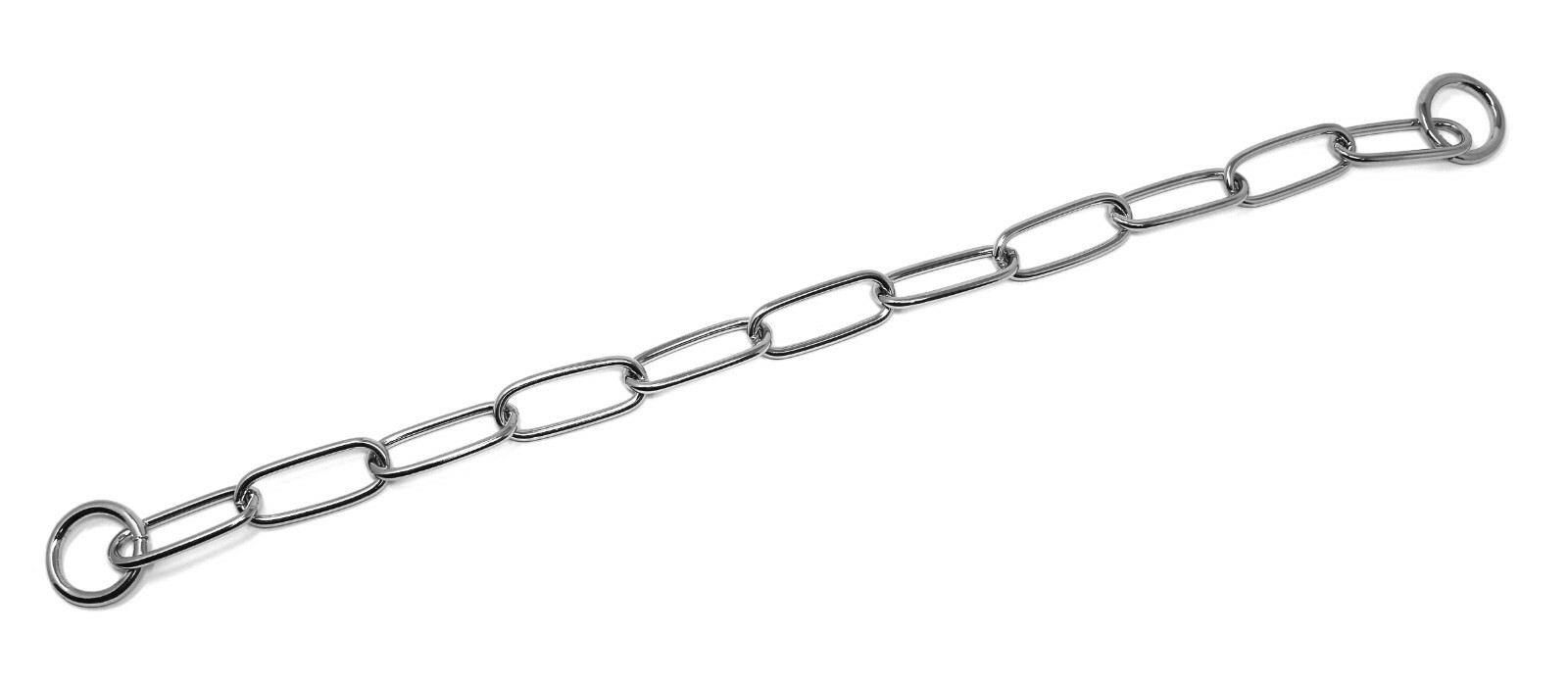 Herm Sprenger Chrome Plated Long Link Fur Saver Dog Training Collar ALL SIZES