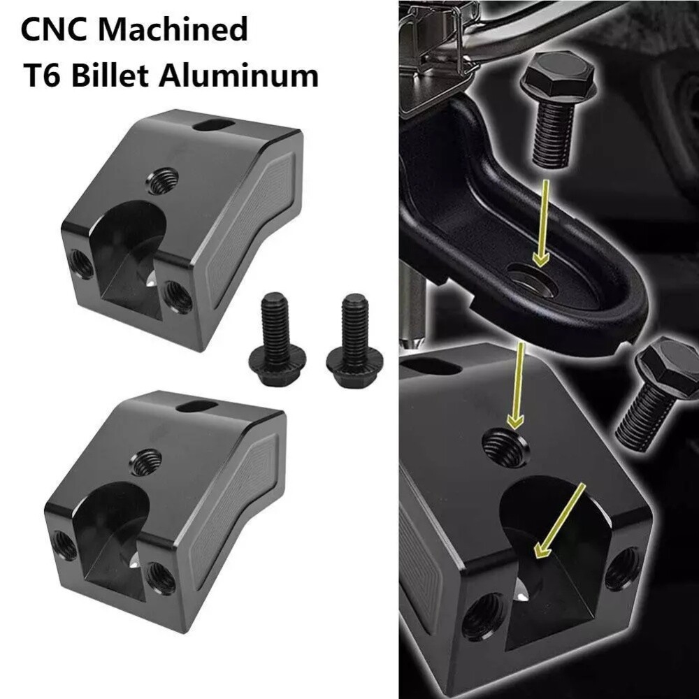 Black Front of Seat 1-1/4" Riser Seat Spacers Jackers Lift Kit For Toyota Tacoma