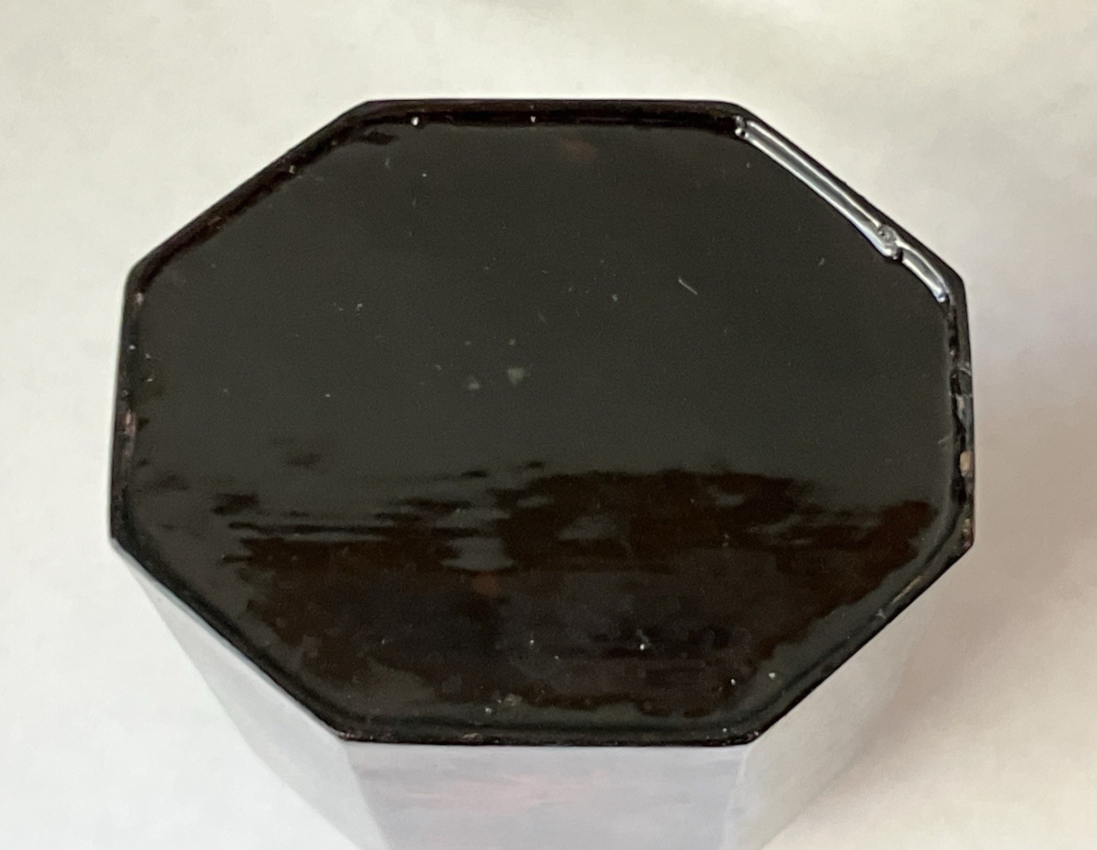 Vintage Vietnamese Lacquer Tea Caddy with Hand‑Painted Goldfish Design, 6" T