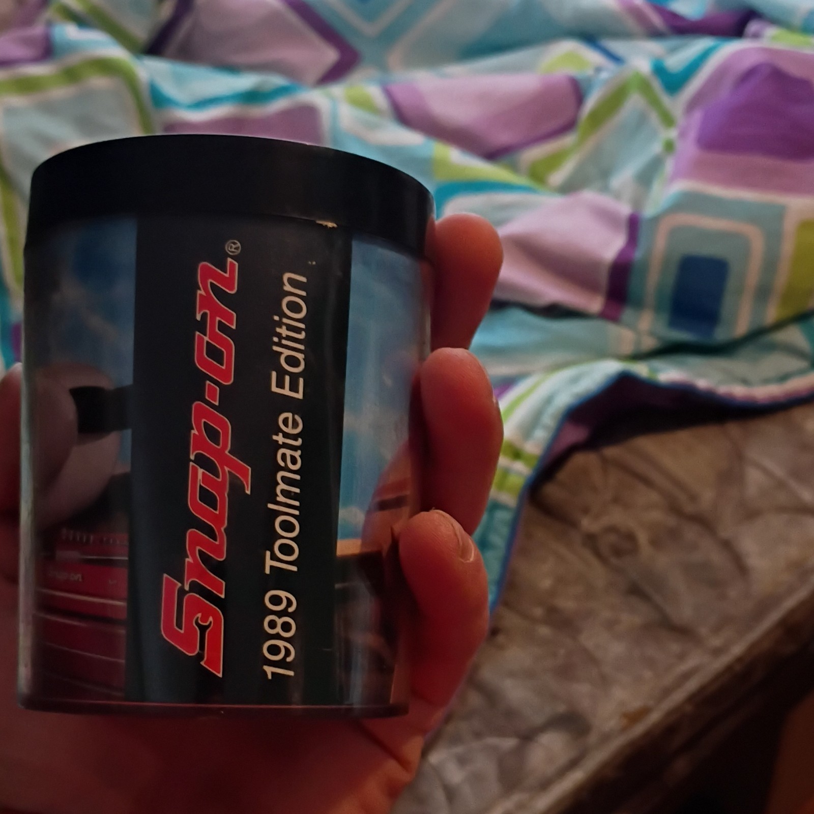 Snap-on 1989 Toolmate Edition Advertising Mug Black Multicolor