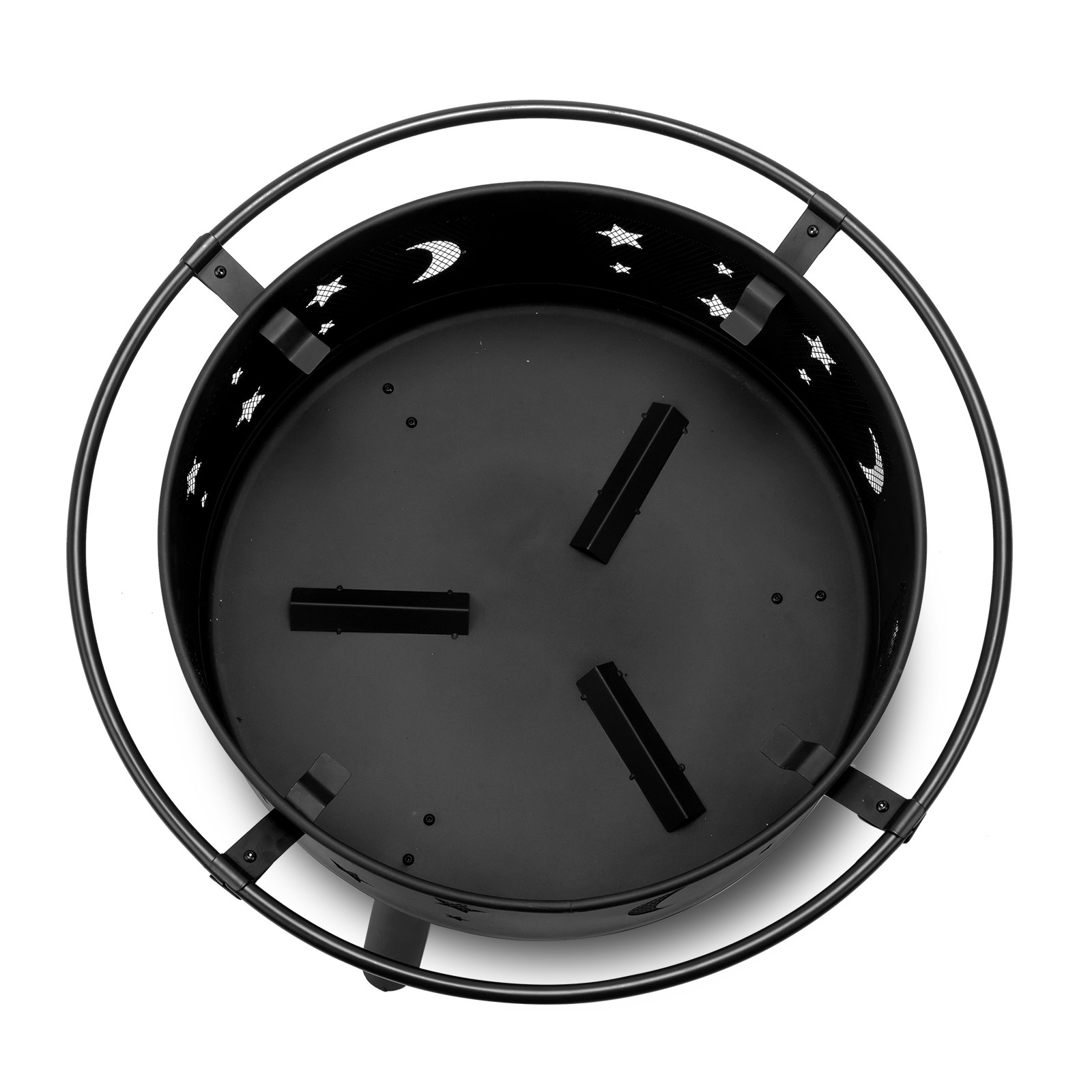 Wood Burning Fire Pit Outdoor Heater Backyard Patio Deck Stove Fireplace Bowl