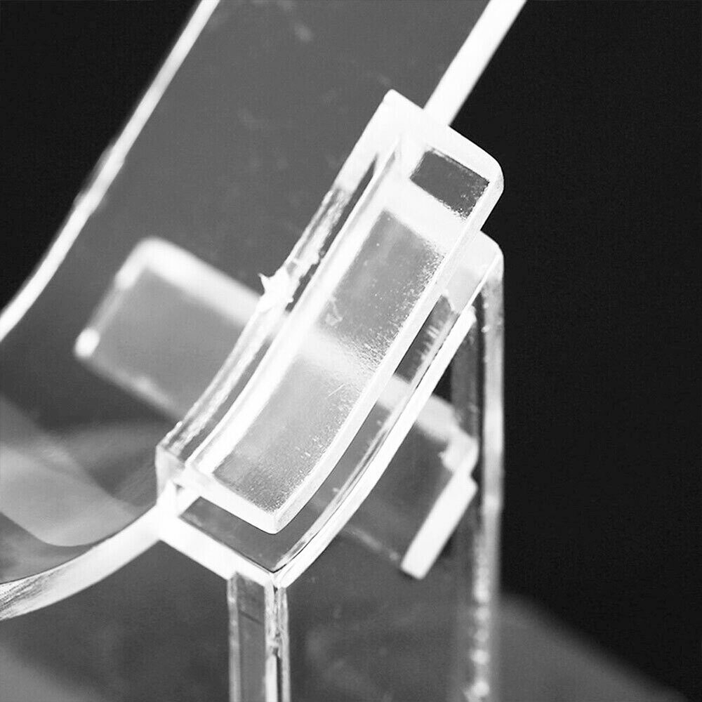 Wholesale Clear Plastic Wrist Watch Display Stand Holder Bracelet Racks Showcase