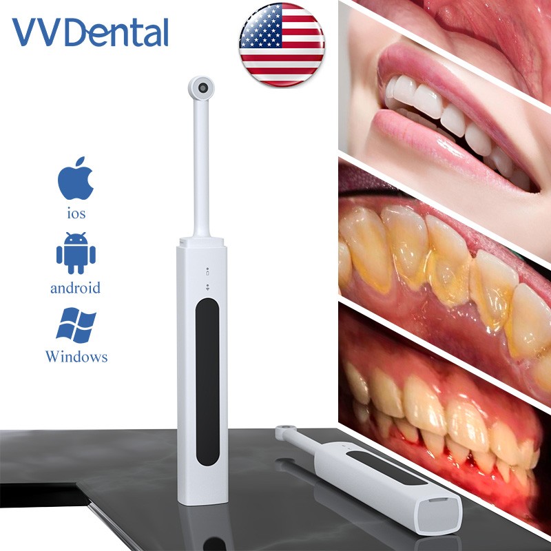 Wireless Dental Intraoral Camera WiFi 3.0 Mega 1080p HD Endoscope Teeth Mirror