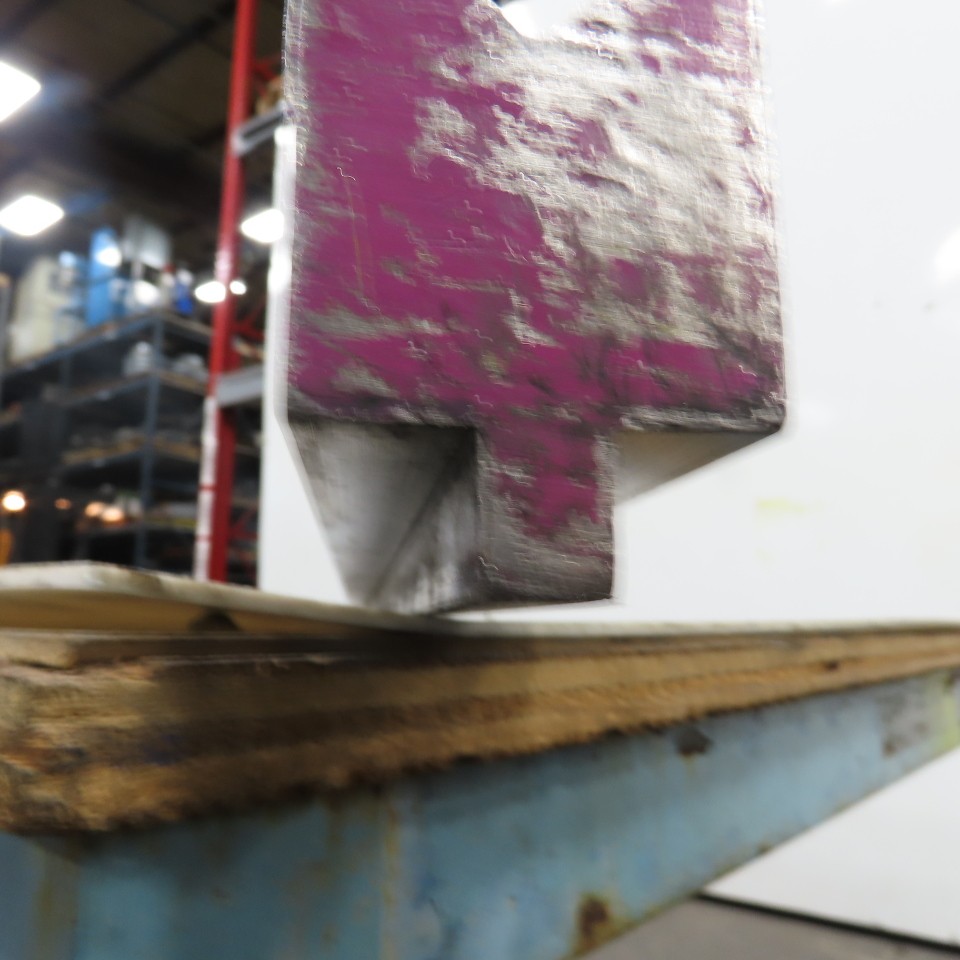 48" L 90° V-Forming Press Brake Die Block 1/2" Tang 1-15/16" Thick 2-7/8" Tall