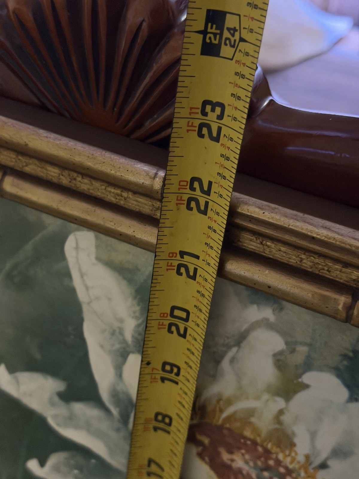 Asian Lotus Wall Art Framed Chinese Style Birds Bamboo Decor