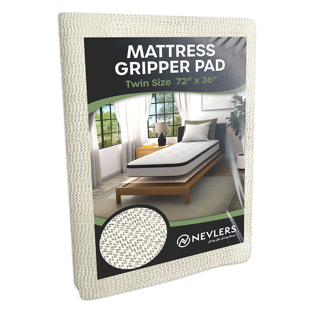 Nevlers Mattress Grip Pad - 36" x 72"  Twin Size Mattress Non Slip Pad
