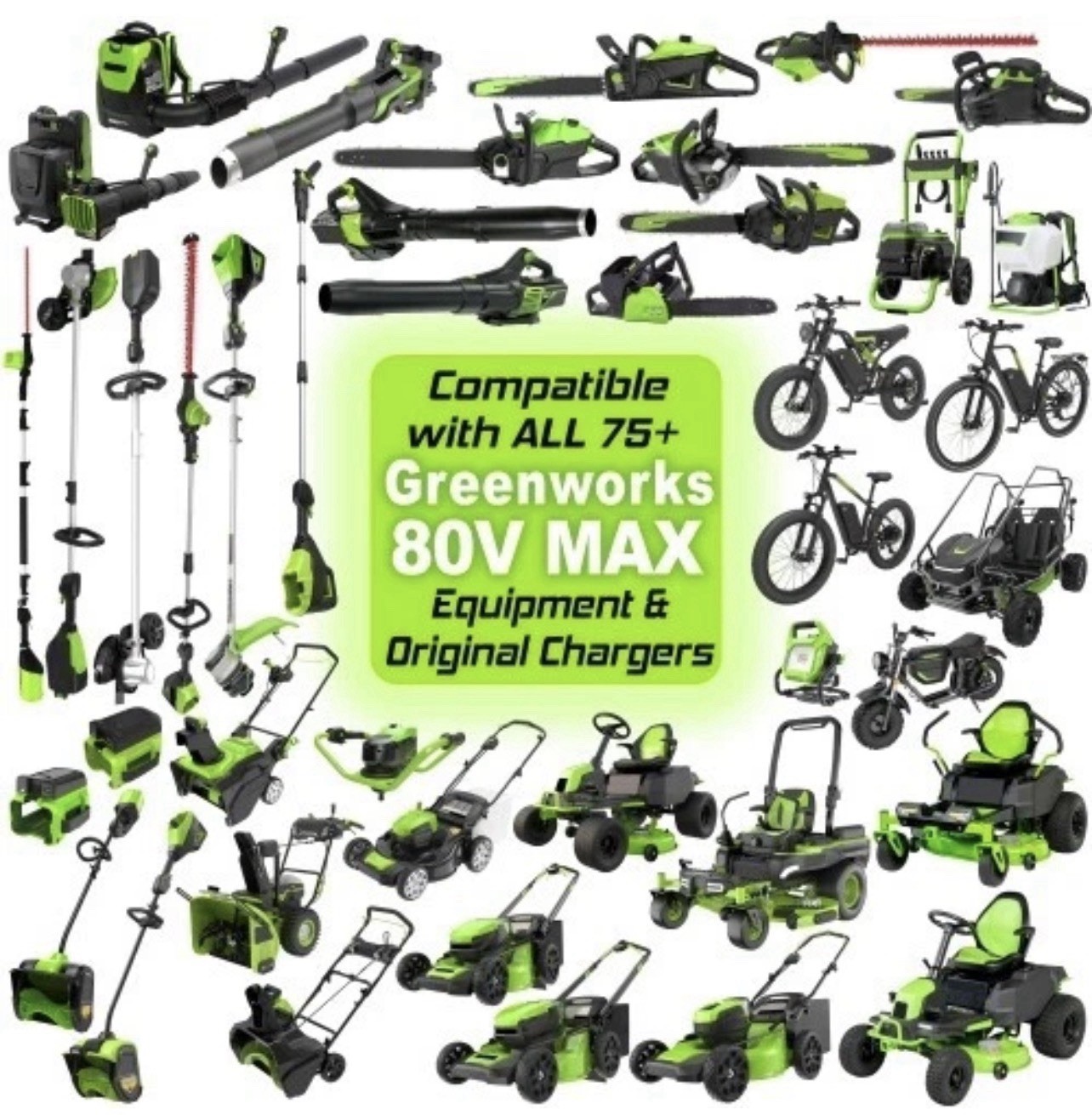 NEW GreenWorks Pro OEM 80V Volt 4Ah 4.0AH Lithium Ion Battery BAB727 2981102 ⚡️