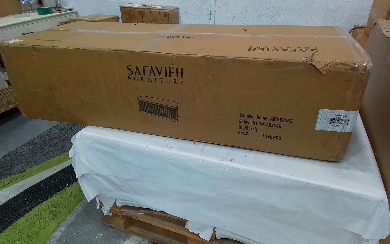 Safavieh LONAN STORAGE BENCH, Reduced Price 2172781603 AMH5733E