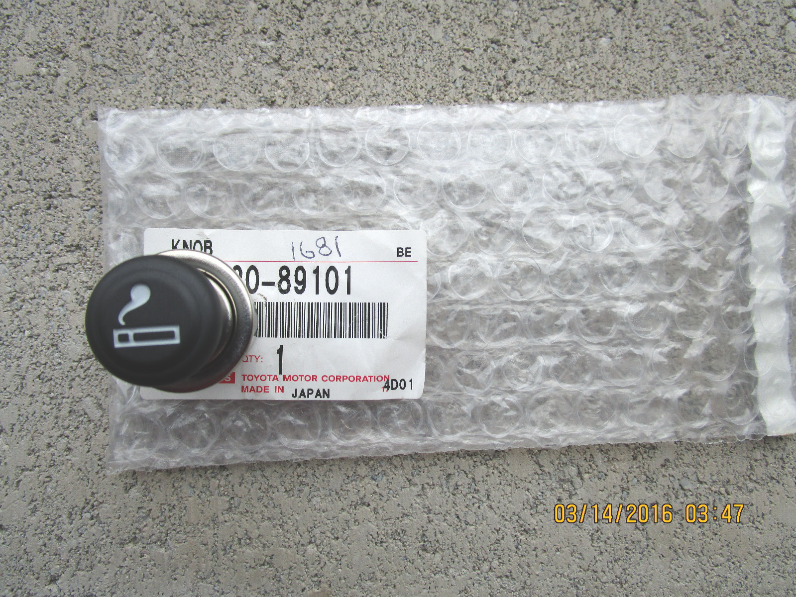 98 - 07 TOYOTA LAND CRUISER CIGARETTE LIGHTER GENUINE OEM 89101 BRAND NEW