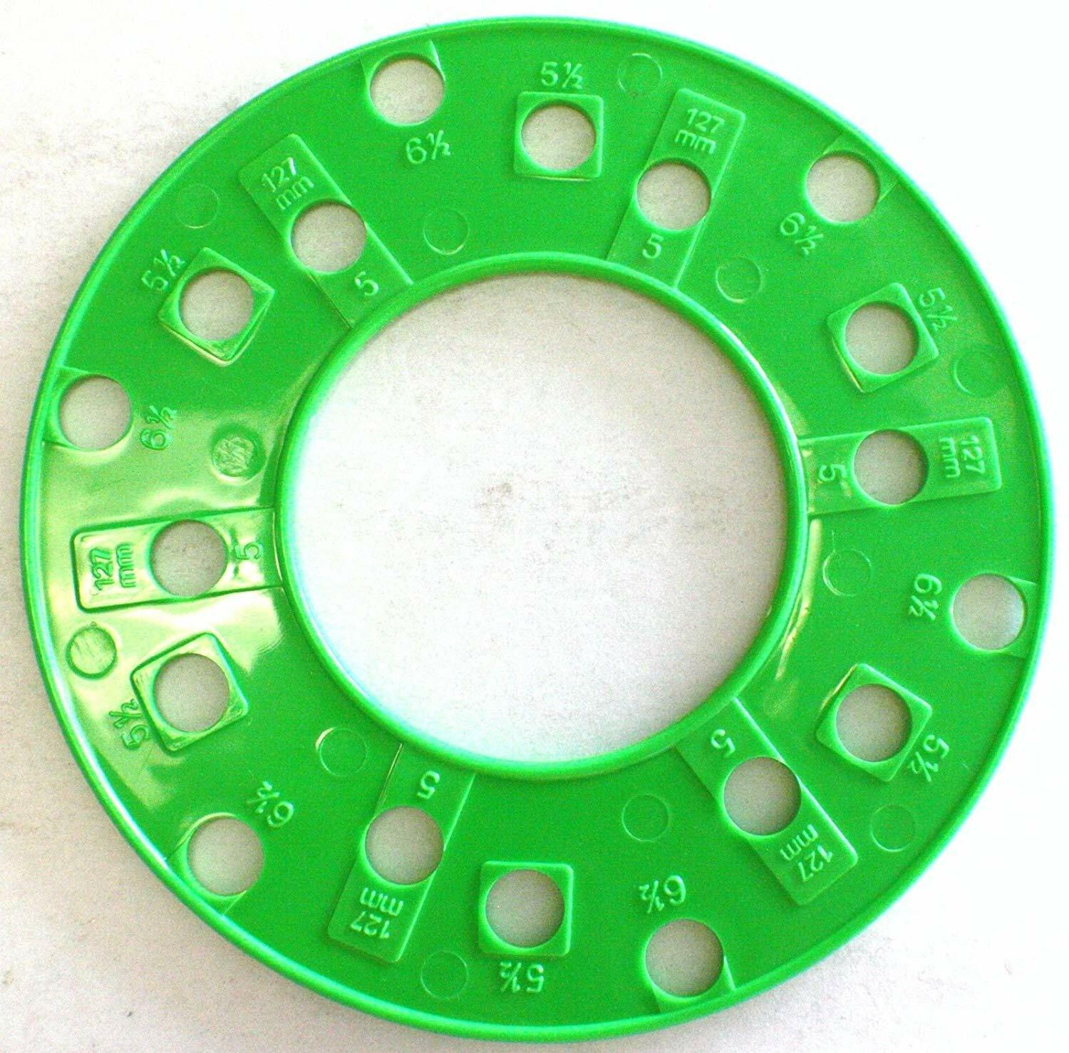 Set of WHEEL BOLT PATTERN TEMPLATE TOOLS Measure Guides American & Import 4 5 6